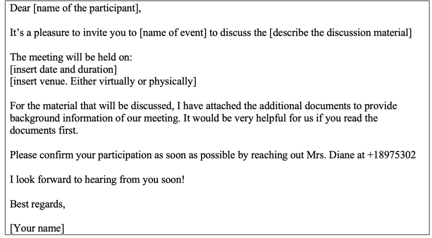 skype meeting invitation email sample