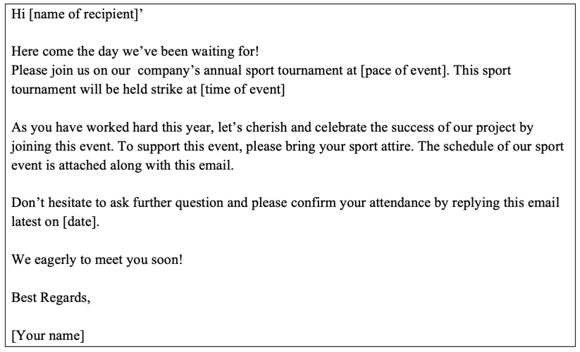 9 Best Business Event Invitation Email Examples Ideas | Virtual Edge