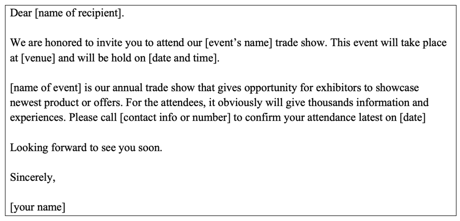 9 Best Business Event Invitation Email Examples Ideas | Virtual Edge