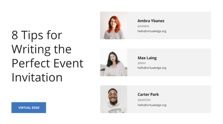 8 Tips for Writing the Perfect Event Invitation