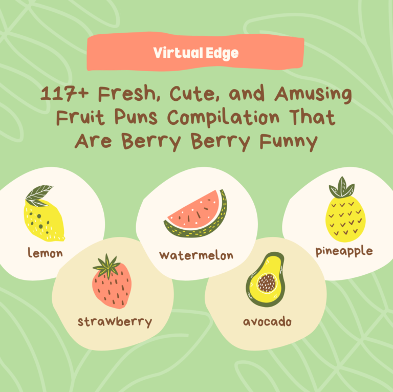 117+ Fresh, Cute, and Amusing Fruit Puns Compilation That Are Berry Berry Funny