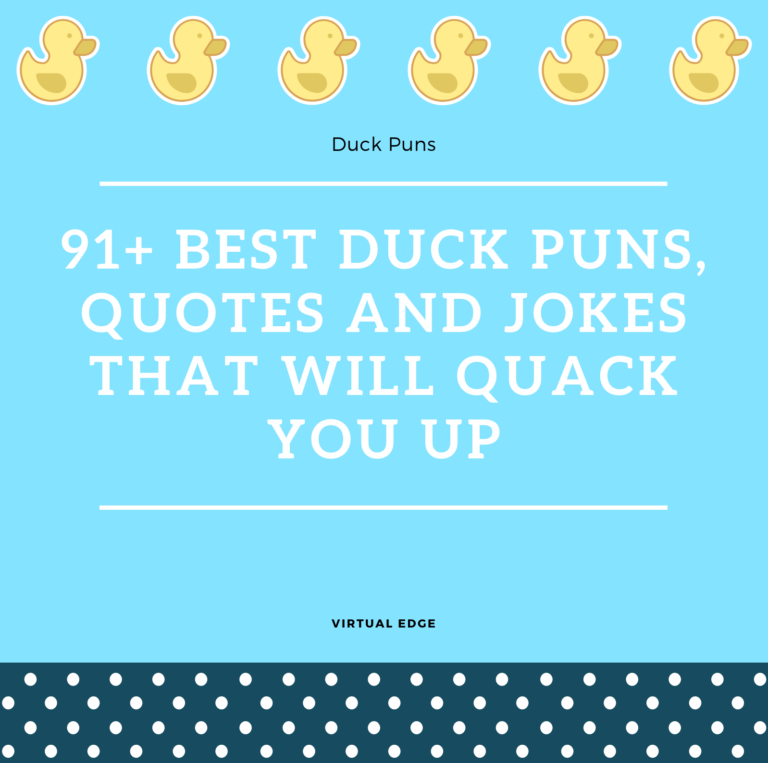 91+ Best Duck Puns, Quotes and Jokes That Will Quack You Up | Virtual Edge