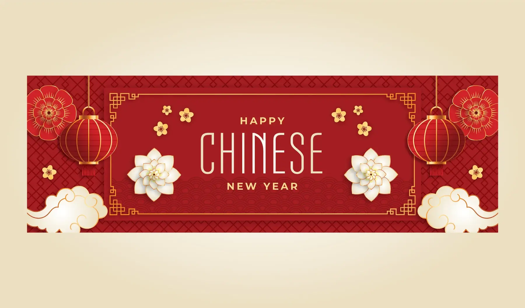 CHANEL WISHES YOU A HAPPY CHINESE NEW YEAR 新年快樂燙金賀卡連封, 興趣及遊戲, 收藏品及紀念品,  郵票及印刷品- Carousell