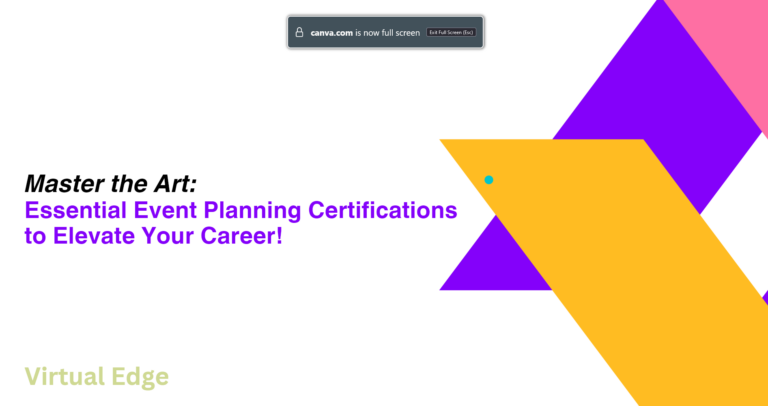 Master the Art: Essential Event Planning Certifications to Elevate Your Career!